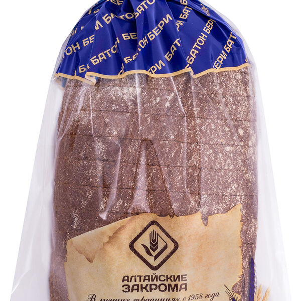 Хлеб Алтайские закрома Рижский ржаной подовый нарезка