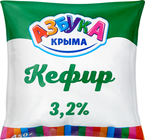 

Кефир Азбука Крыма 3,2%, без змж, 450г
