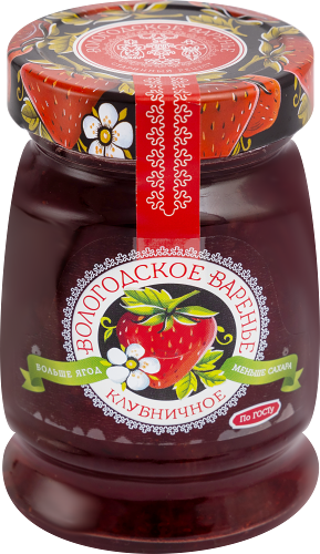 Варенье клубничное Вологодское 370 г