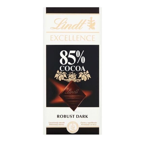 Шоколад горький 85% Cocoa (Какао) ТМ Lindt (Линдт), 100г