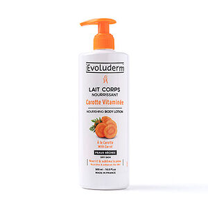 Лосьон для тела Evoluderm Carrot морковный для сухой кожи 500 мл, Франция