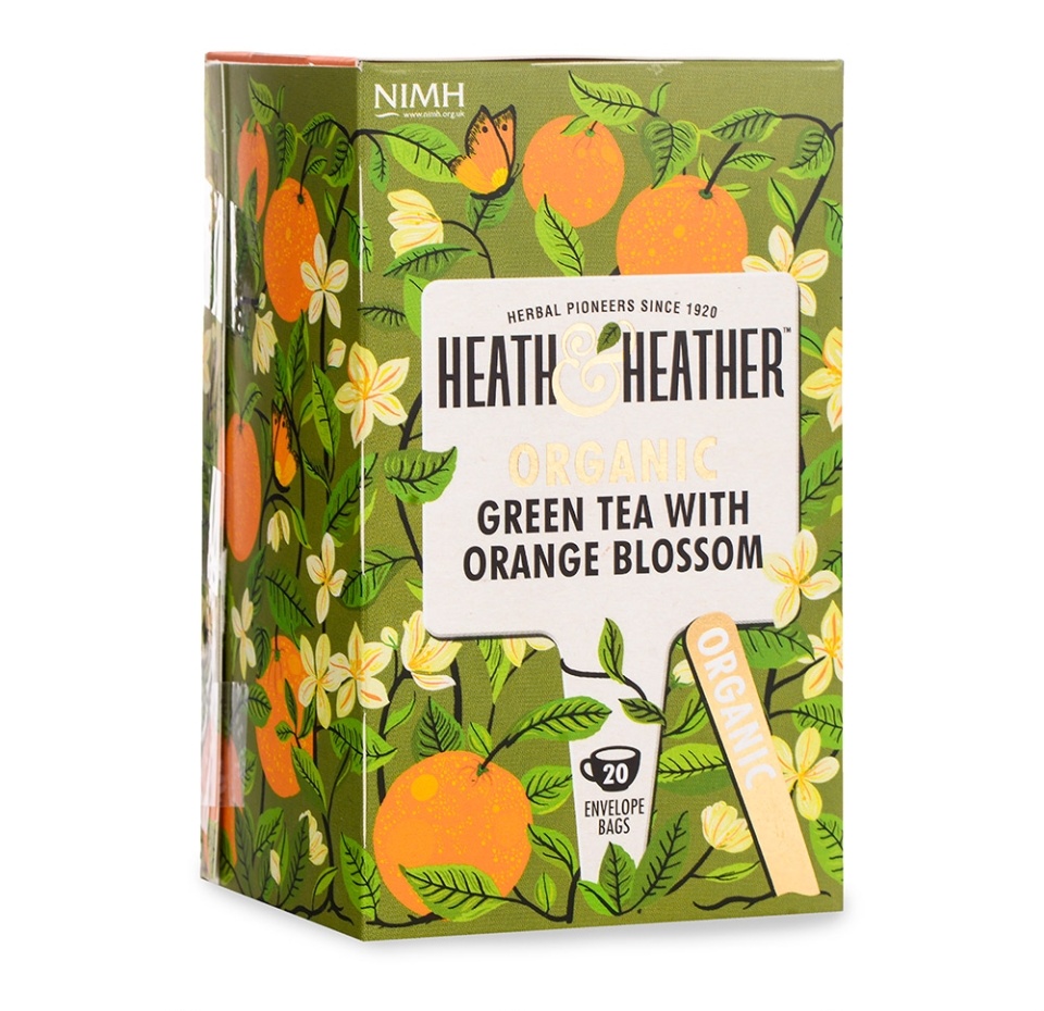 

Чай зелёный Heath&Heather с ароматом апельсина, 40г, Великобритания