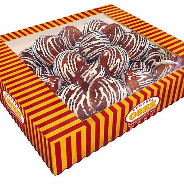 Печенье заварное Семейка Озби в белой глазури