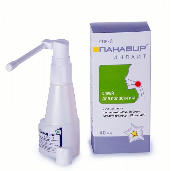Панавир инлайт спрей для полости рта с эвкалиптом