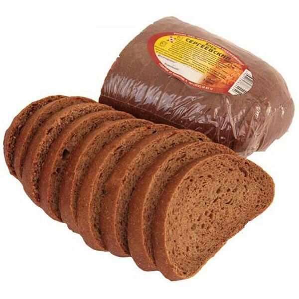 Хлеб ржано-пшеничный Оренбургский Хлебокомбинат Сергеевский в нарезке