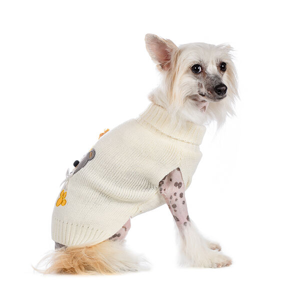 Свитер для собак Rurri 35 см M бежевый (унисекс)