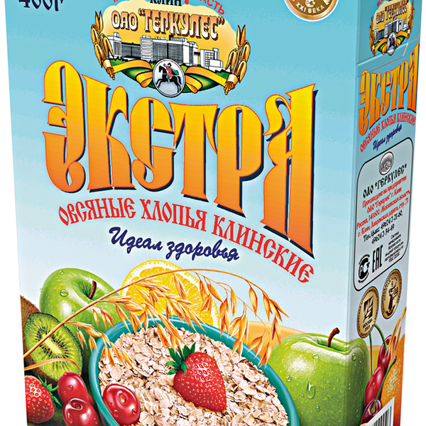 Хлопья овсяные Клинские Экстра