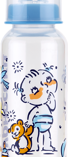 Бутылочка Курносики полипропиленовая с силиконовой соской