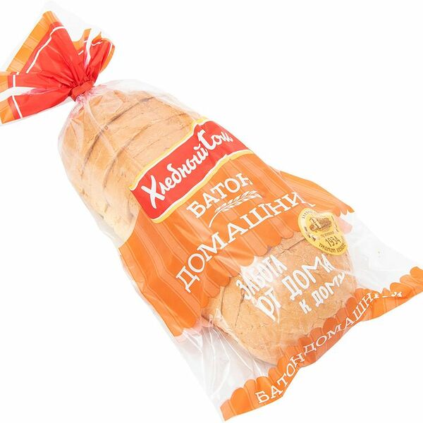 Батон Хлебный Дом Домашний в нарезке