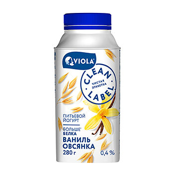 Йогурт Viola Clean Label ваниль-овсянка 0.4% 280 г