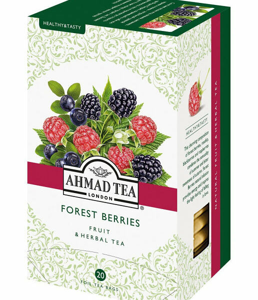 Чай травяной «Форест Берриз» с лесными ягодами, Ahmad Tea, 20х2 г, Россия