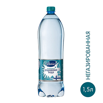 

Вода негазированная Valio родниковая