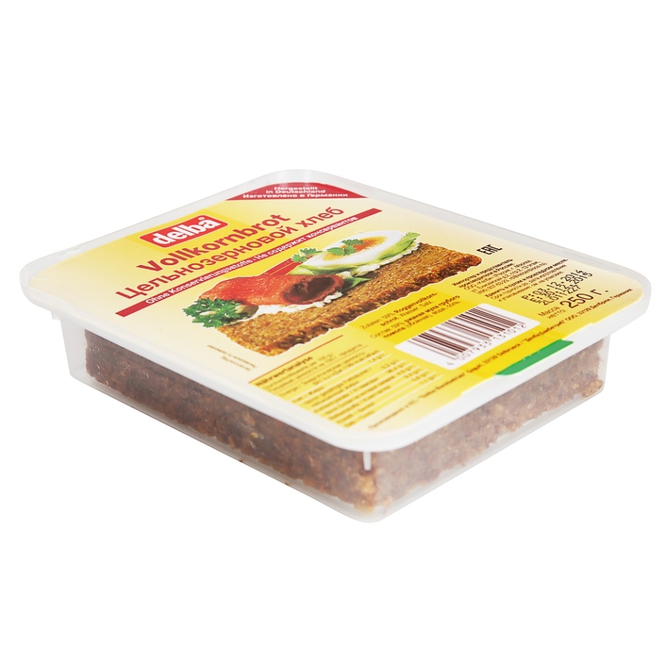 

Хлеб цельнозерновой Delba 250 г