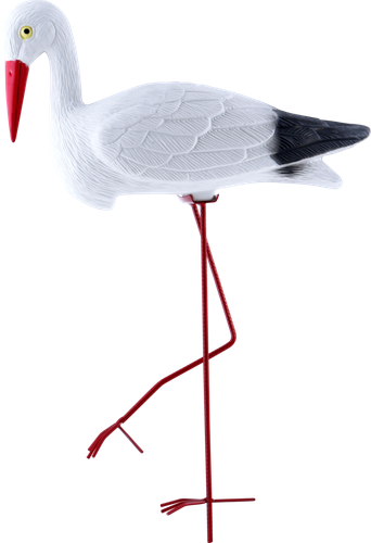 

Фигура декоративная садовая на ножке Аист 32х11х51см, Арт. GV28812-1018
