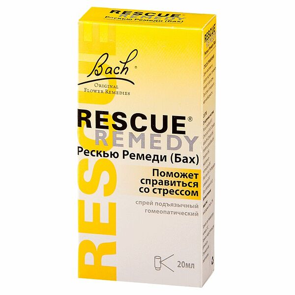 Рескью Ремеди (Бах) спрей подъязычный гомеопатический 20 мл