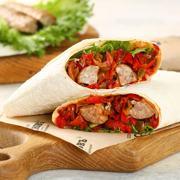 Шаурма с люля-кебаб острая МясновЪ Шеф-повар