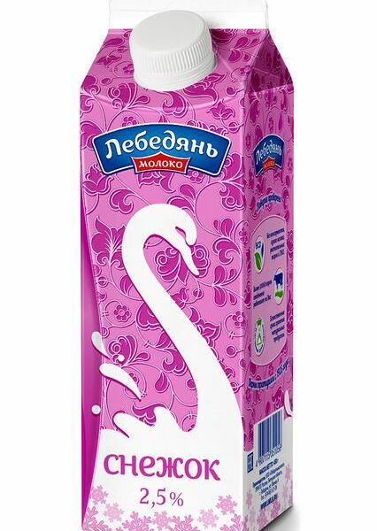 Снежок Лебедяньмолоко с сахаром 2.5%, 450г