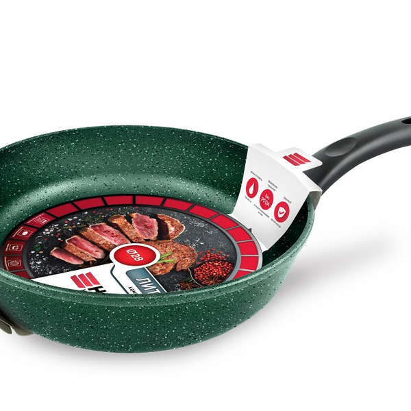 Сковорода каменная Нева Металл Посуда Балтик Грин 28 см