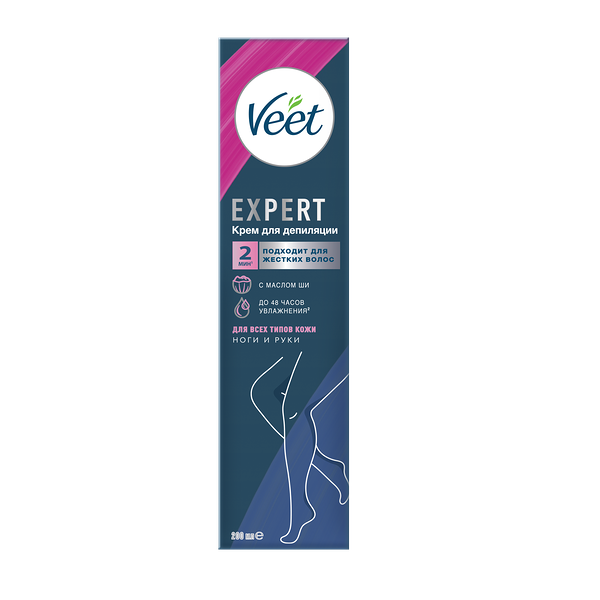 Крем для депиляции Veet Expert для всех типов кожи 200 мл
