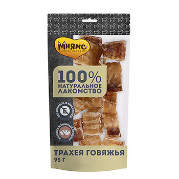 Лакомства для собак МНЯМС Трахея говяжья