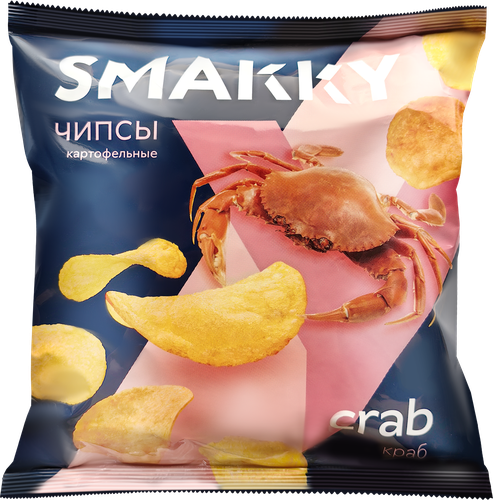 

Чипсы картофельные Smakky со вкусом краба 70 г