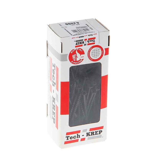 Саморез гипсокартон-дерево Tech Krep, 4,2х90 мм, 50 шт