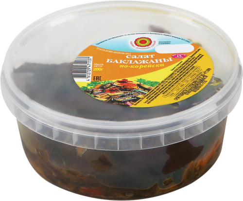 

Баклажаны ФДС По-корейски, 200г