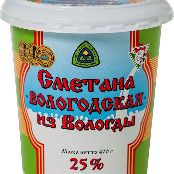 Сметана Вологодская 25%
