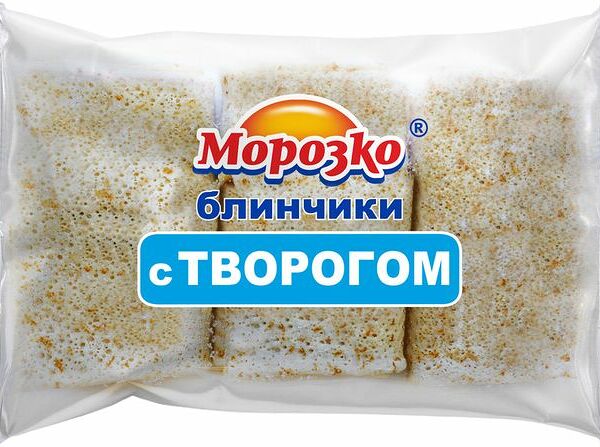 Блинчики замороженные Морозко с творогом, 210г