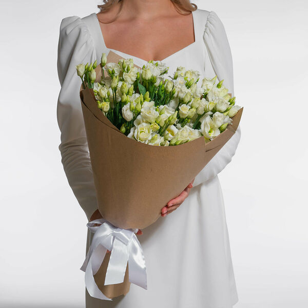 25 белых эустом