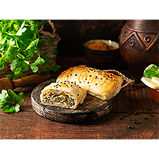 Самса с сыром и зеленью