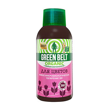 Биоудобрение GREEN BELT для цветов 3в1 ООО 