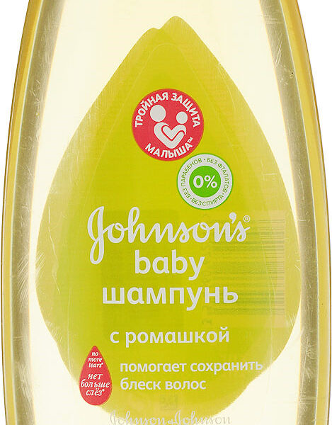 Johnson`s шампунь для волос детский с ромашкой 500мл new
