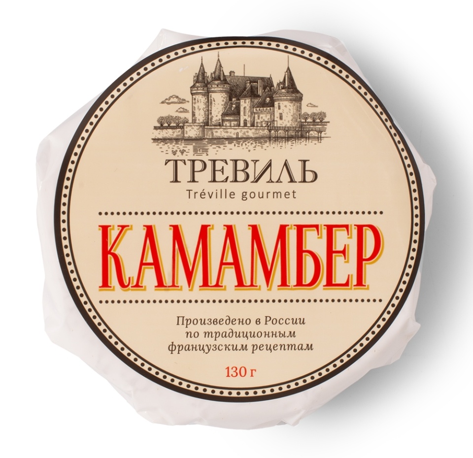 

Сыр Тревиль Камамбер гурмэ 50% 130г