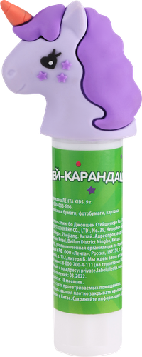 

Клей-карандаш Лента Kids 9 г 1 шт в ассортименте