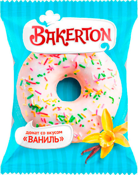 

Донат Bakerton Ваниль глазированный