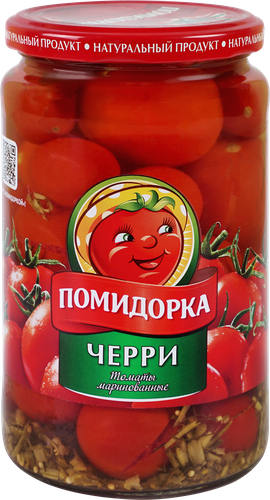 

Томаты черри Помидорка маринованные 680 г
