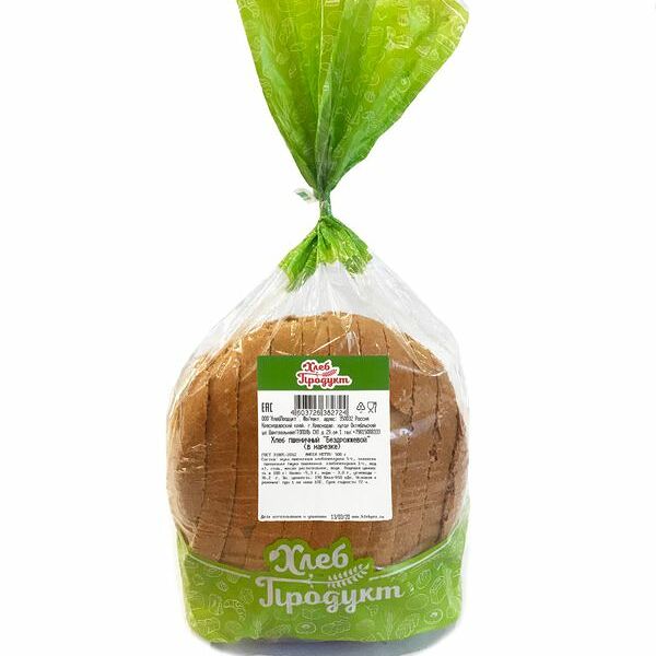 Хлеб Хлебпродукт пшеничный бездрожжевой в нарезке, 500 г