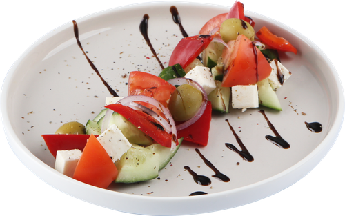 

Салат ЛЕНТА FRESH Греческий с оливковым маслом и орегано, весовой