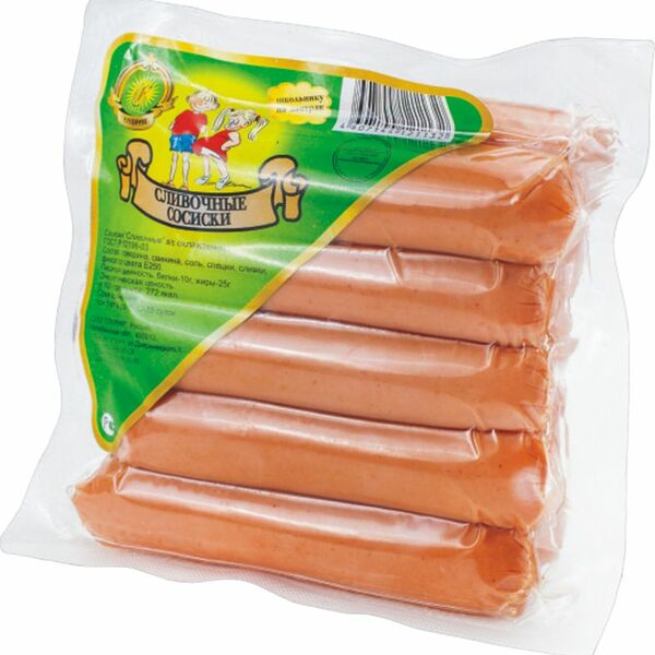 Сосиски сливочные Глория