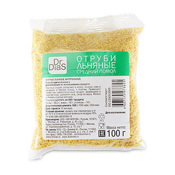 Отруби льняные Dr. DiaS средний помол