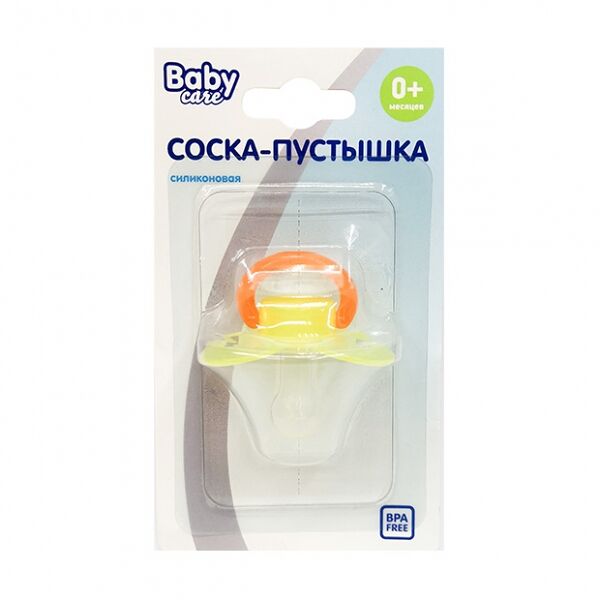 Baby care Соска-пустышка силиконовая 0+