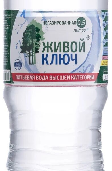 Вода негазированная Живой Ключ 500 мл