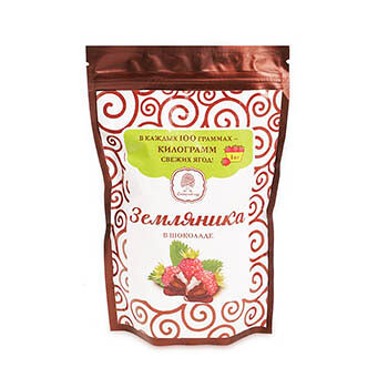 Земляника Сибирский Кедр в шоколаде 100г 