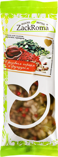 Смесь для салатов ZACKROMA с розовым перцем и фундуком, 50г