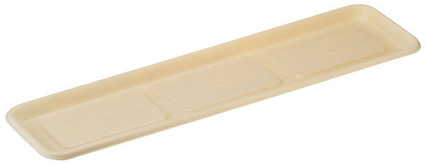 Поддон для балконного ящика Каждый день бежевый, 60 см