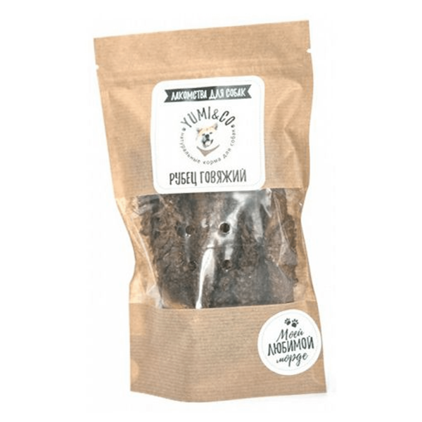 Лакомство Yumi & Co рубец говяжий для собак 80 г