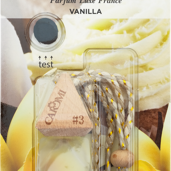 Ароматизатор CAROMI подвесной, фруктовый, с ароматом ваниль