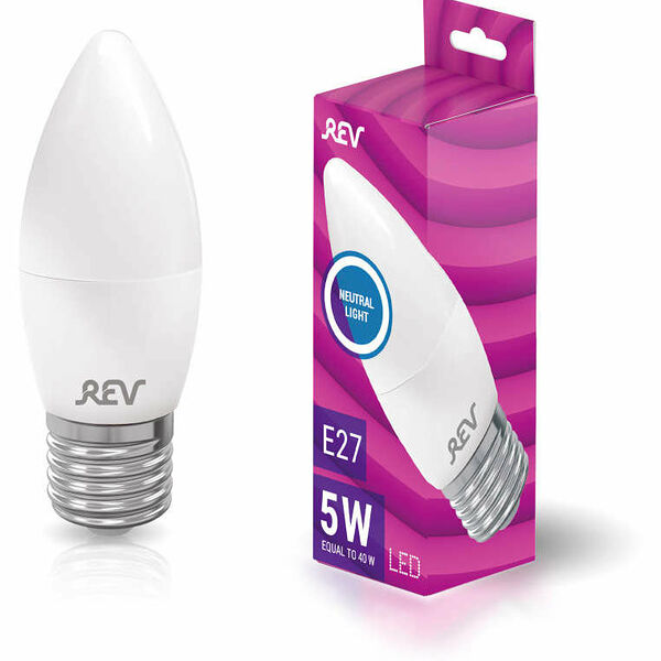 Лампа светодиодная E27 5 W ТМ Rev (Рев)