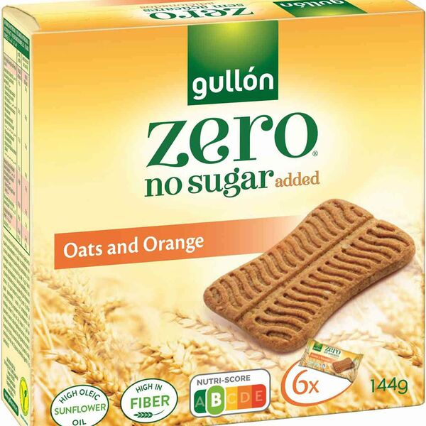Печенье овсяное Gullon с апельсином без сахара
